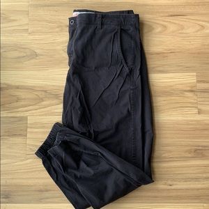 Dockers black chino joggers